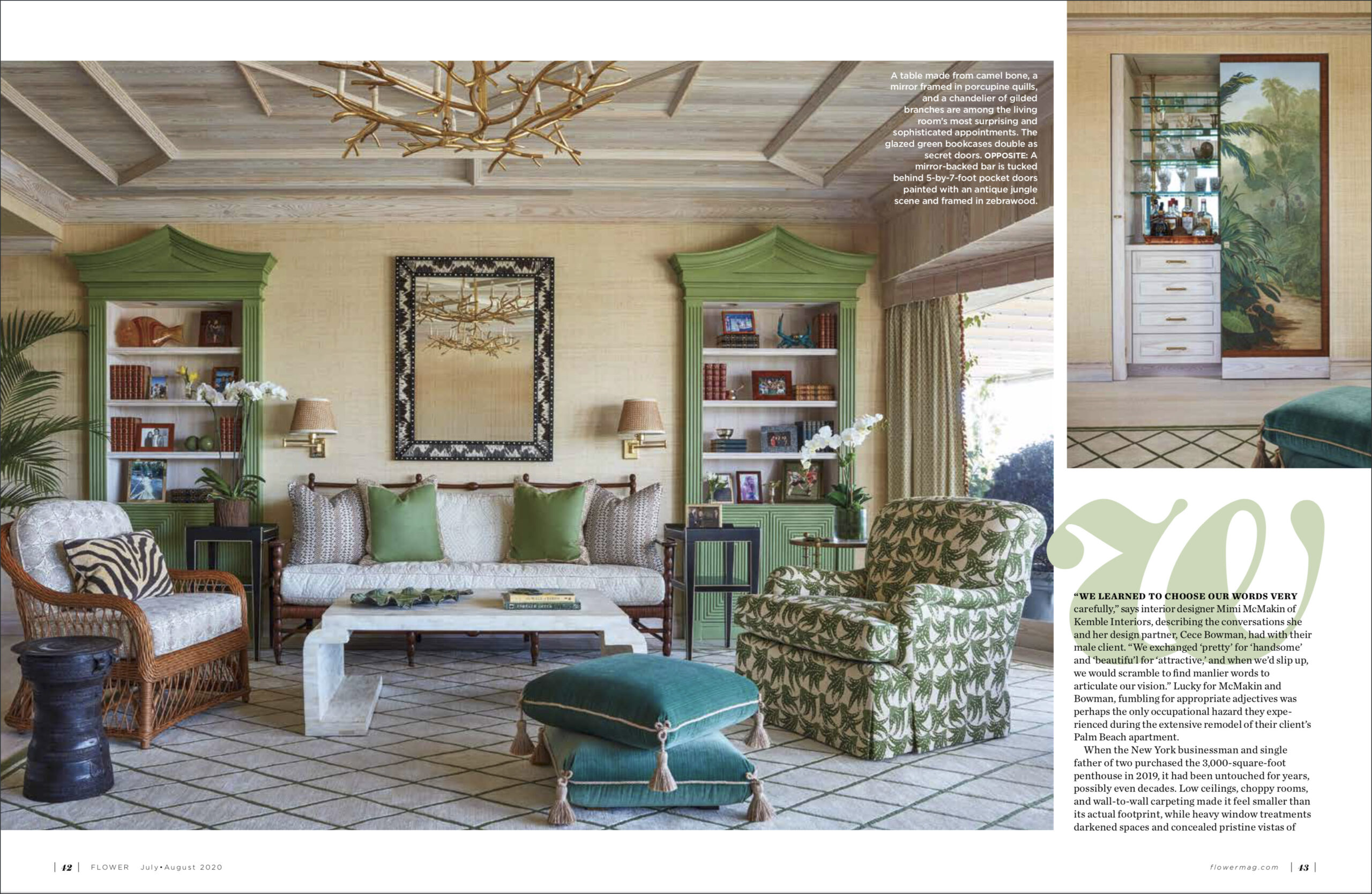 Flower Magazine Feature for Kemble Interiors - Brantley Photography
